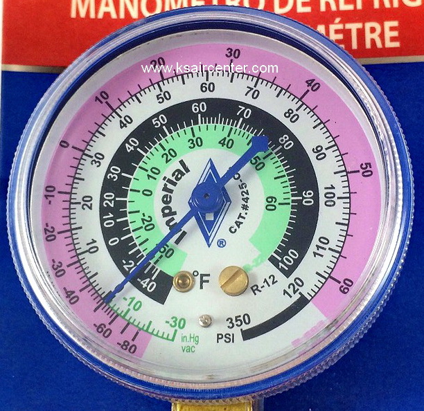 หัวเกจชาร์จนํ้ายา IMPERIAL 425-CB สีน้ำเงิน (รหัสสินค้า 001041)