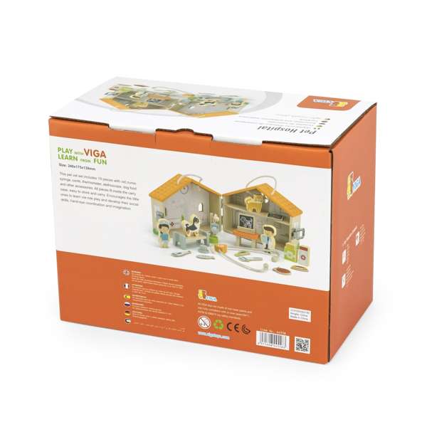 ชุดโรงพยาบาลสัตว์น้อยหรรษา สื่อการสอนอนุบาล,ปฐมวัย,ของเล่นเสริมพัฒนาการ, ของเล่นเสริมทักษะ