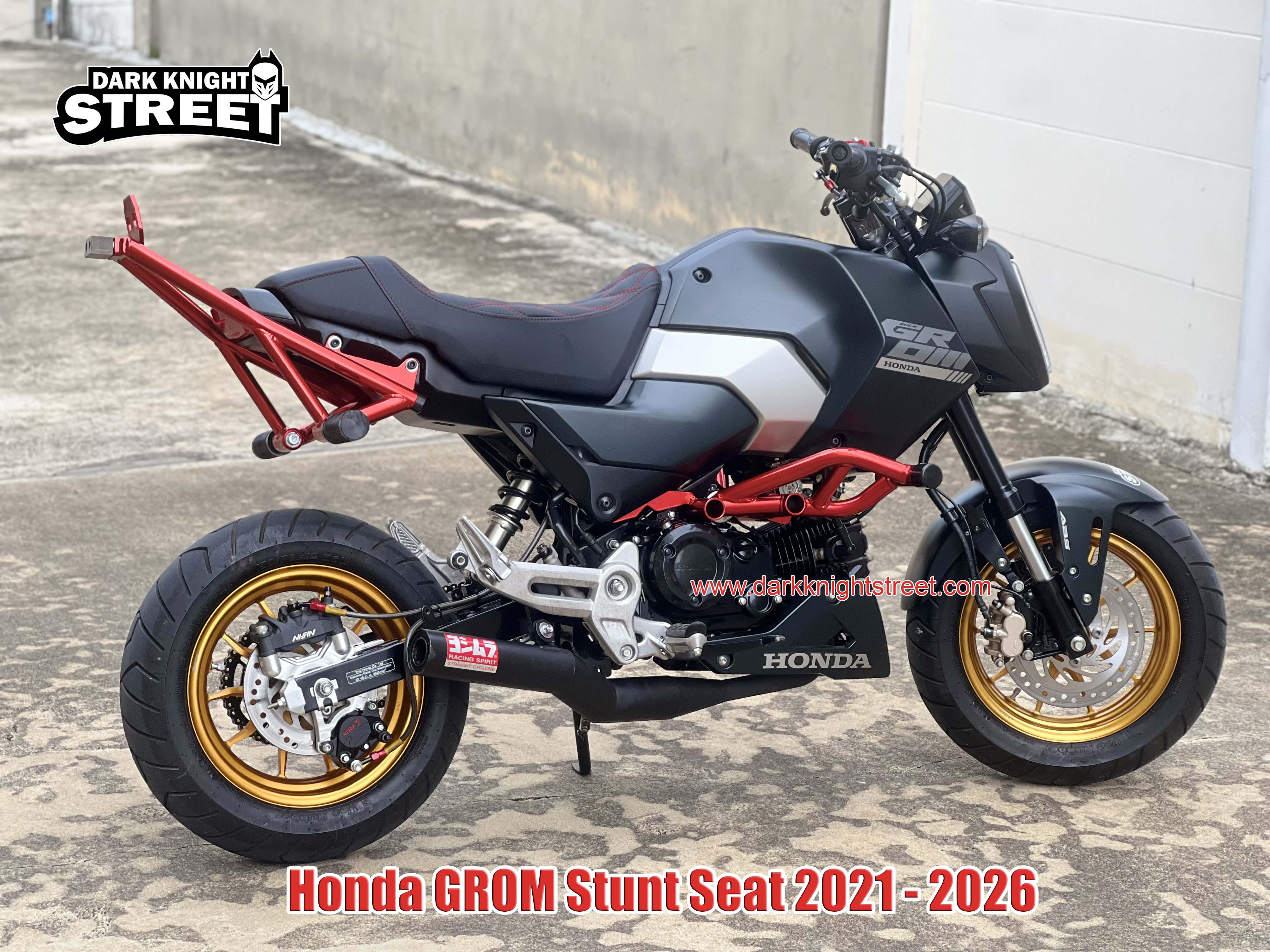 Honda GROM 21-26 Stunt seat - darkknightstreet : Inspired by