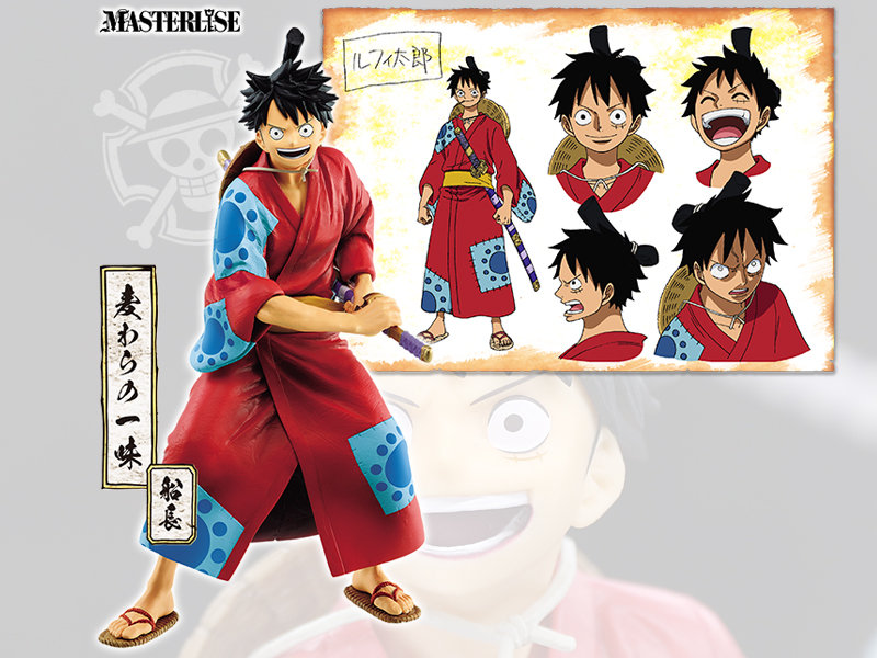 Luffy Wano ของแท้ JP แมวทอง - Ichiban Kuji Banpresto [โมเดลวันพีช]