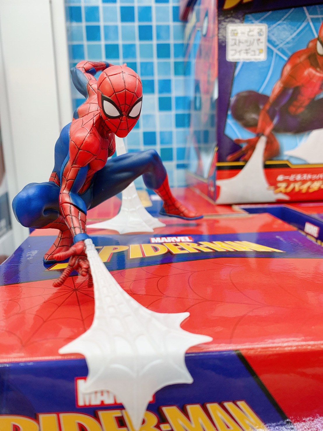 Spider Man ของแท้ JP - Furyu [โมเดล Marvel]