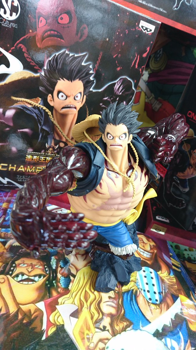 Luffy Gear 4 ของแท้ JP แมวทอง - Scultures Banpresto [โมเดลวันพีช]