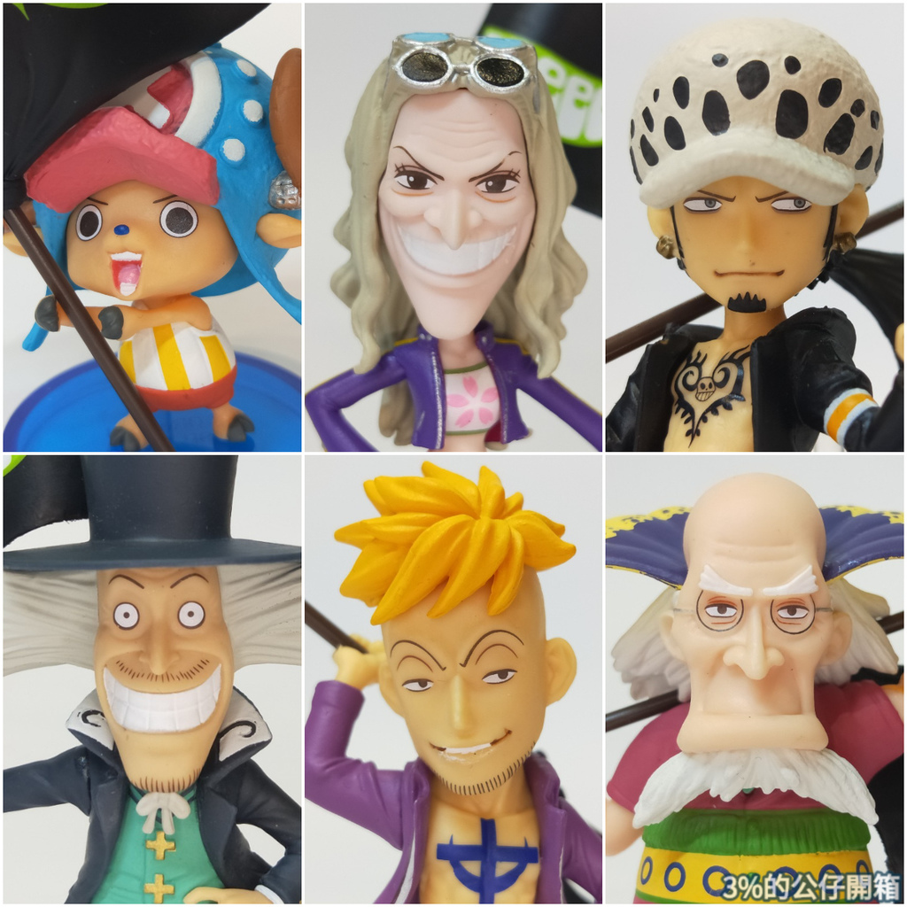 GReeeeN Set ของแท้ JP แมวทอง - WCF Banpresto [โมเดลวันพีช] (6 ตัว)