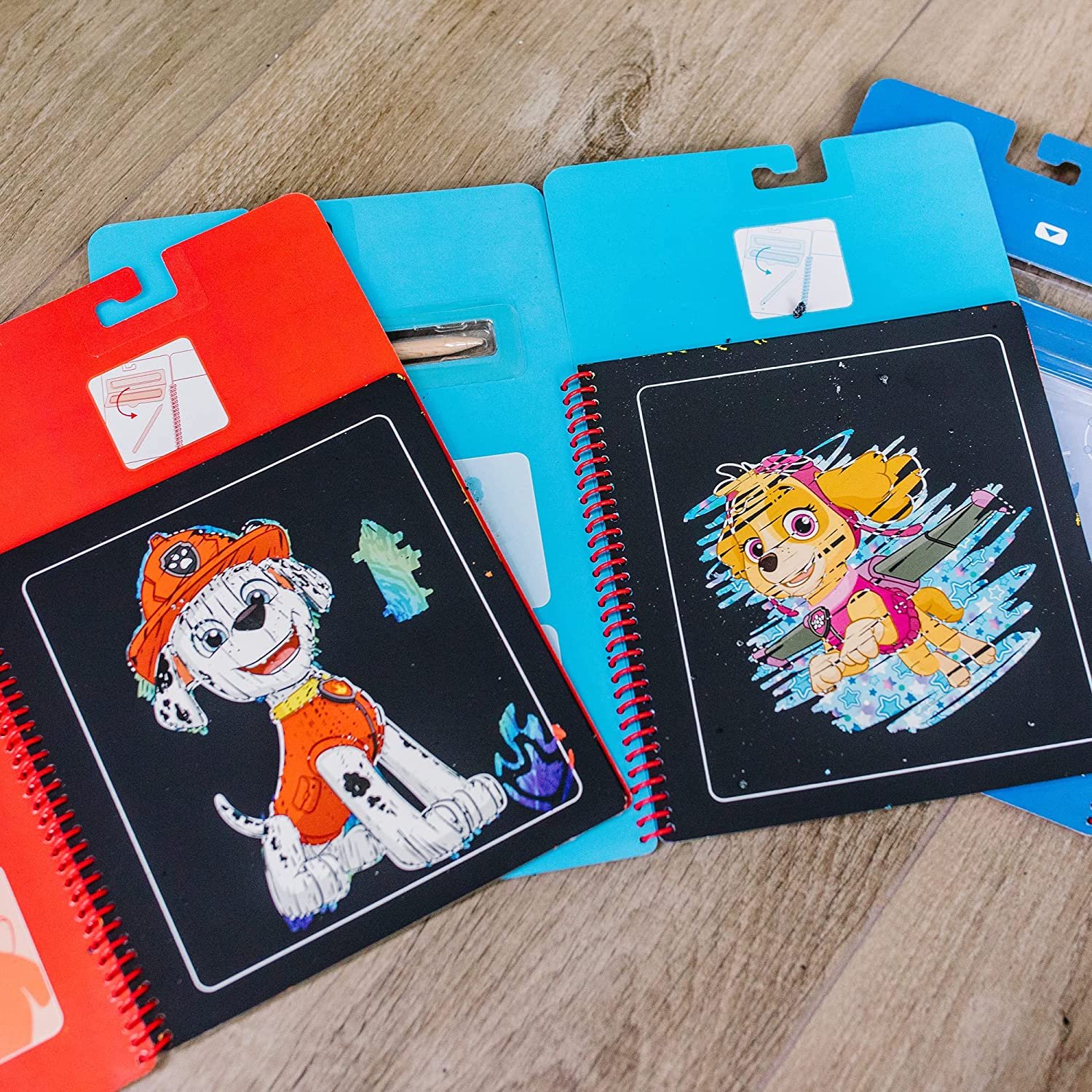 ชุดกระดาษขูดสีรุ้ง 10 แผ่น PAW Patrol ชุด B ของเล่นเสริมพัฒนาการเด็ก เสริมทักษะการเรียนรู้ สื่อการสอนอนุบาล พร้อมส่ง