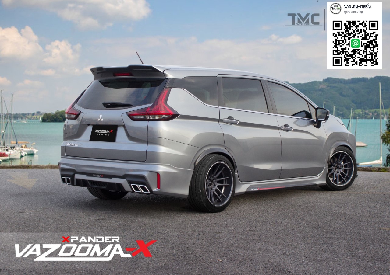 Vazooma-XT สเกิร์ตหน้าหลังตัดสีเดียวกับตัวรถ VS Mitsubishi Xpander'18-On [สิ้นสุดการรอคอย สำหรับ Xpander พร้อมให้คุณสัมผัสนิยามแห่งความสมบูรณ์แบบแล้ววันนี้]