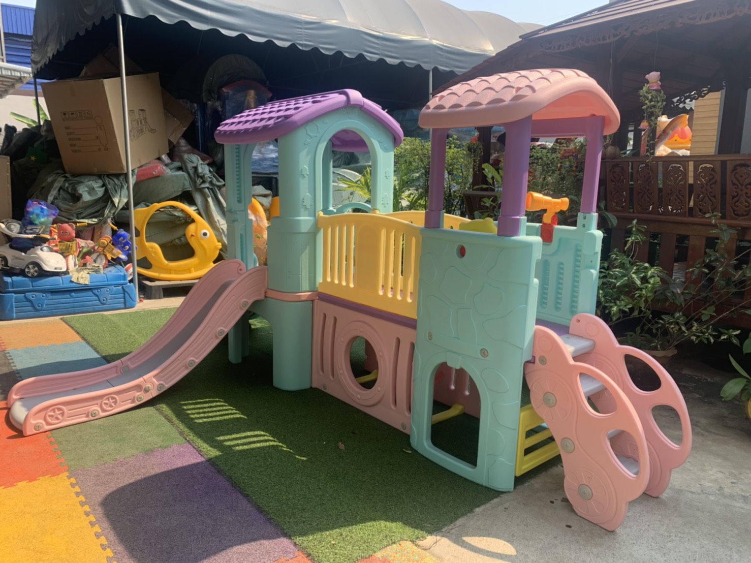 บ้านสไลเดอร์ ,ของเล่นเด็ก,พร้อมส่ง ราคาโรงงาน