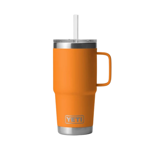 Rambler 25Oz Mug With Straw Lid King Crab Orange