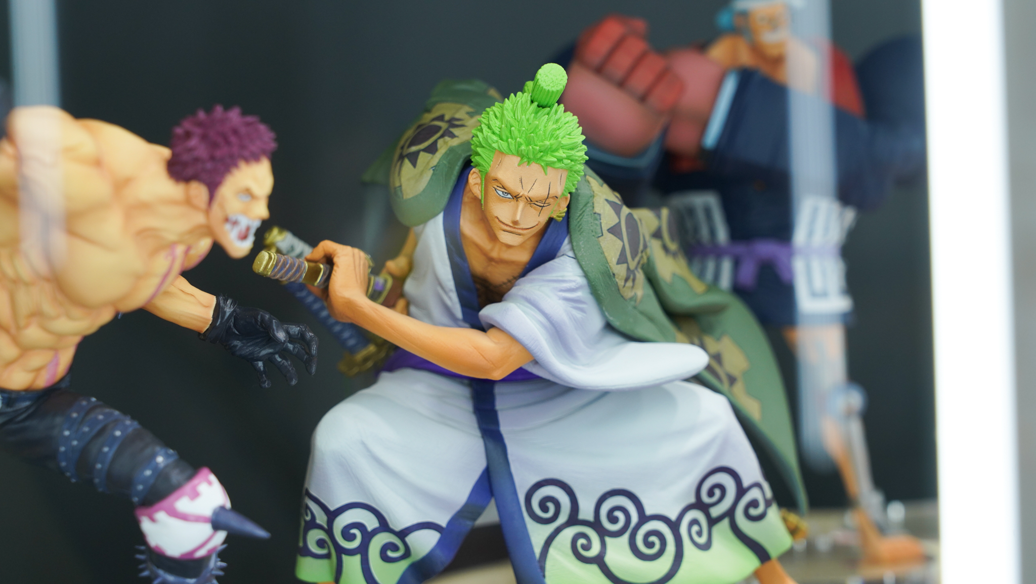 Zoro Wano ของแท้ JP แมวทอง - King of Artist Banpresto [โมเดลวันพีช]