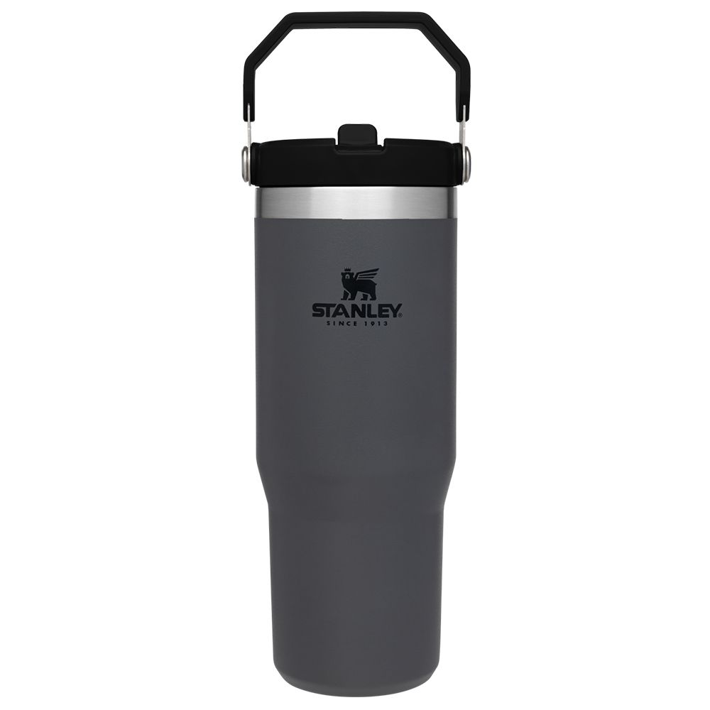 Classic Flip Straw Tumbler 30Oz Charcoal