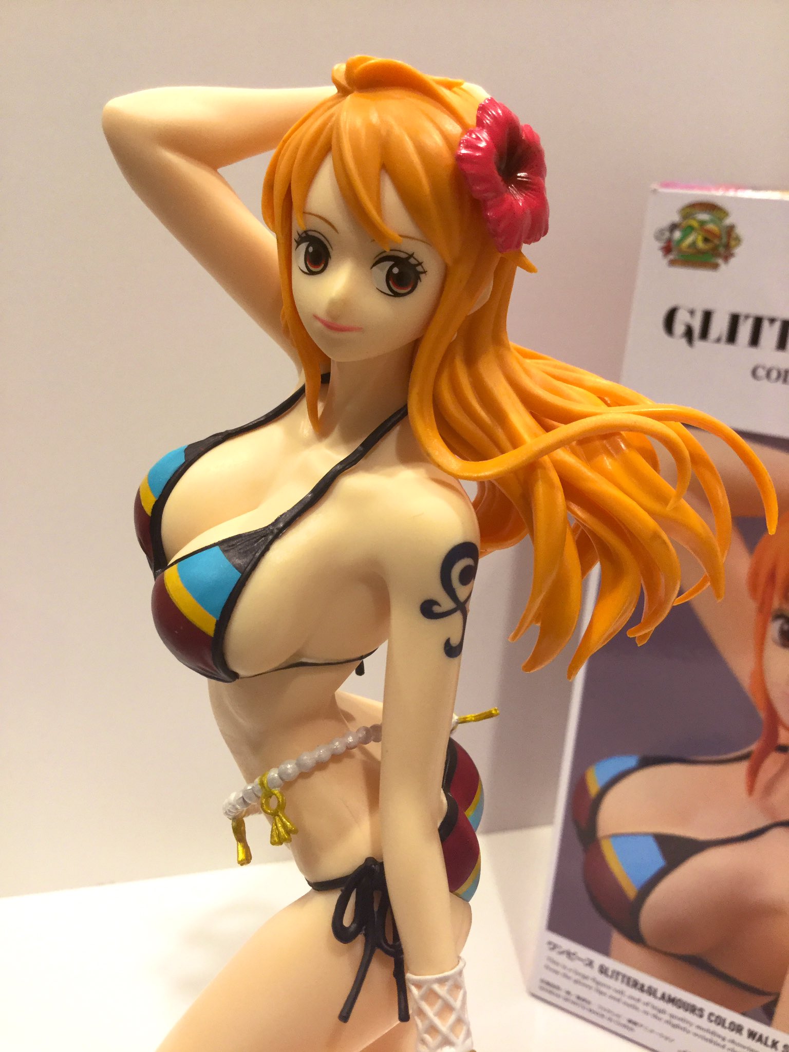 Nami Color Walk Style ของแท้ JP แมวทอง - Glitter & Glamours Banpresto [โมเดลวันพีช]