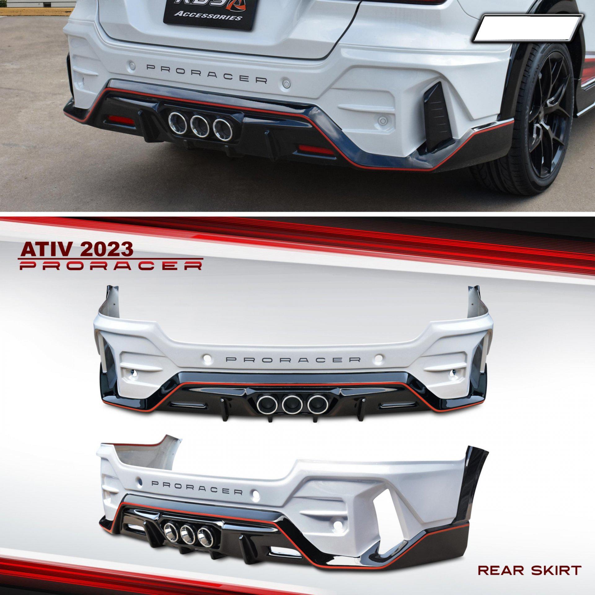 PRORACER VS Toyota Yaris Ativ 4D 2022-On [แบบนี้ซิไม่มีใครเหมือนเรา!]