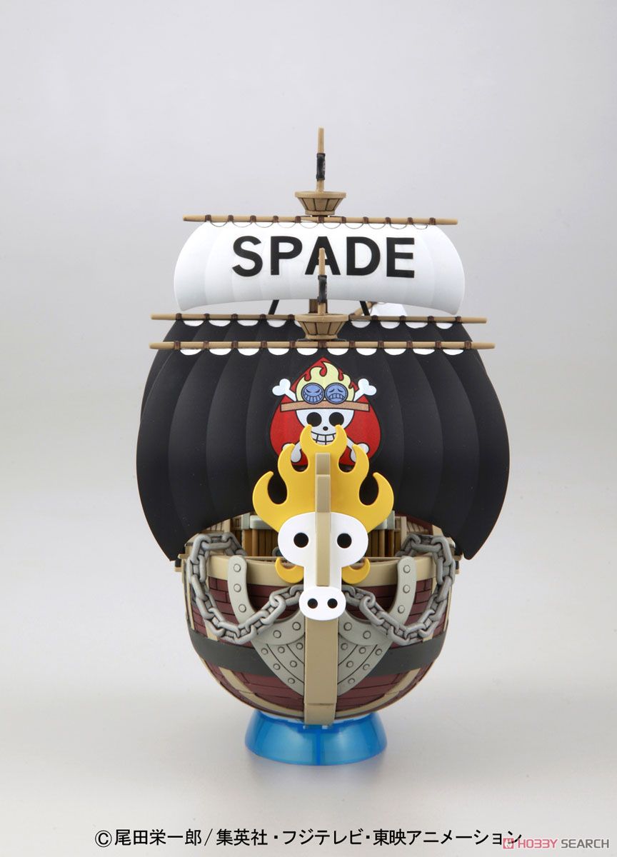 Spade Pirates Ship (แบบประกอบ) ของแท้ JP แมวทอง - Grand Ship Collection Bandai [โมเดลเรือวันพีช]