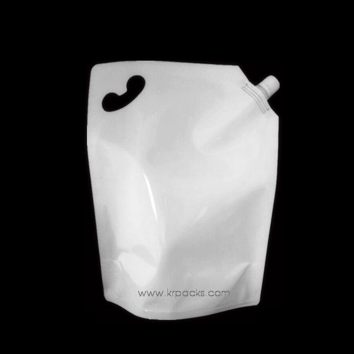 ถุงฝาเกลียว สีขาวนม