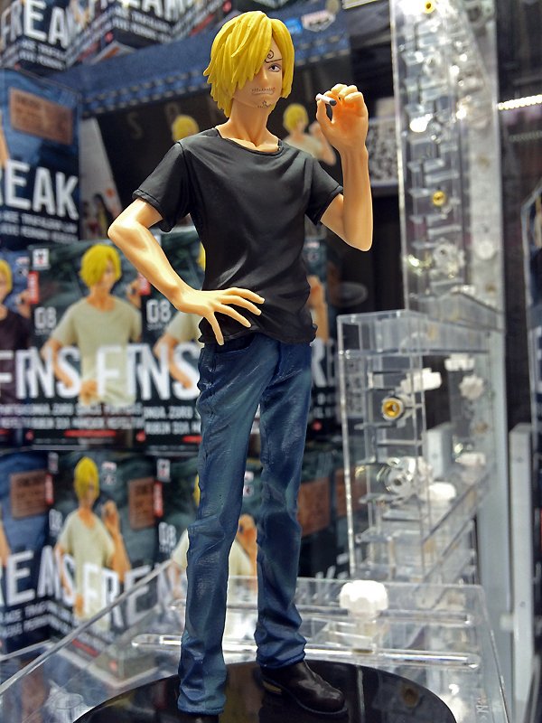Sanji ของแท้ JP แมวทอง - Jeans Freak Banpresto [โมเดลวันพีช]