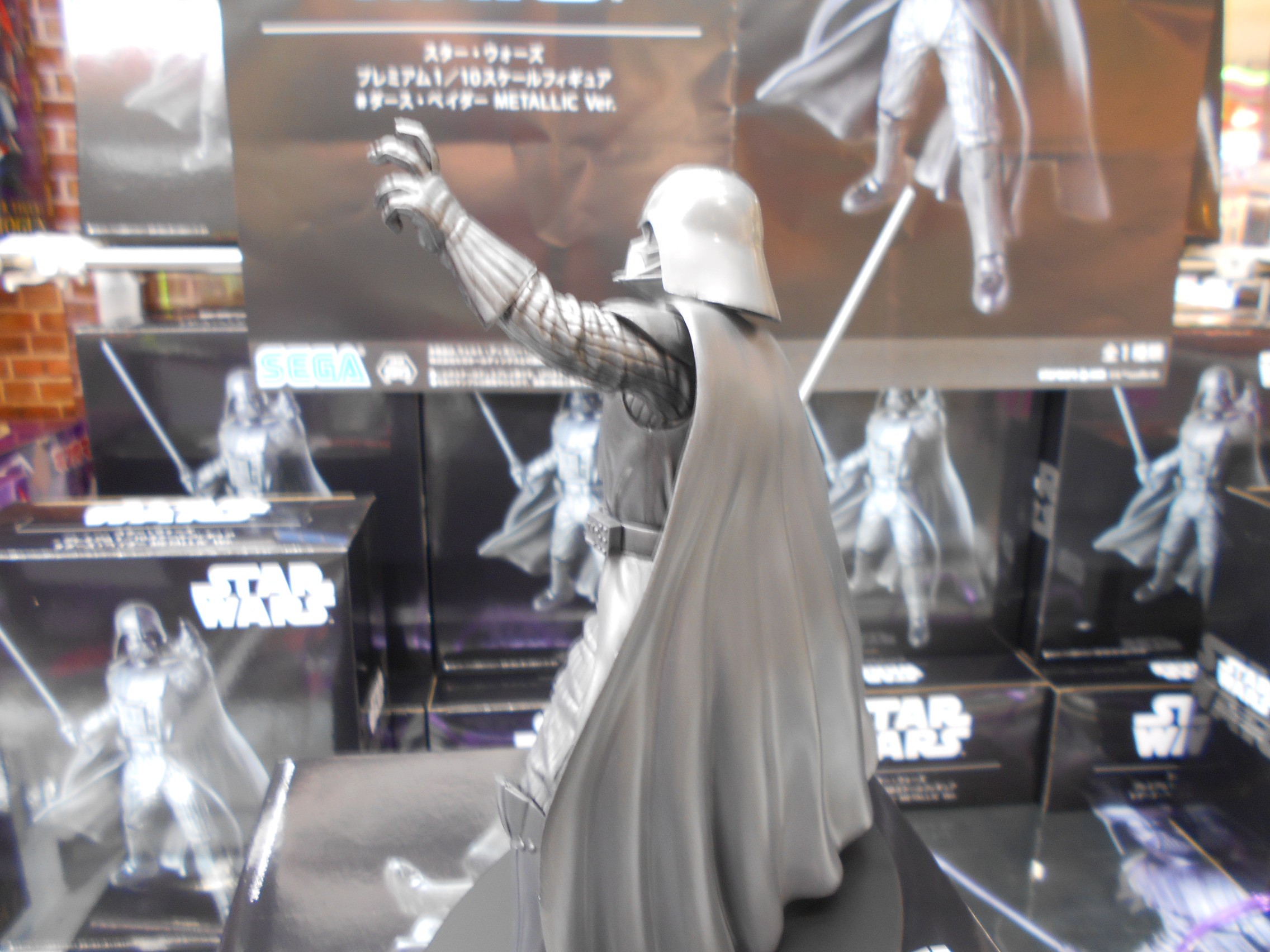 Darth Vader Metallic Version ของแท้ JP - Premium 1/10 Scale Figure Sega [โมเดล Star Wars]
