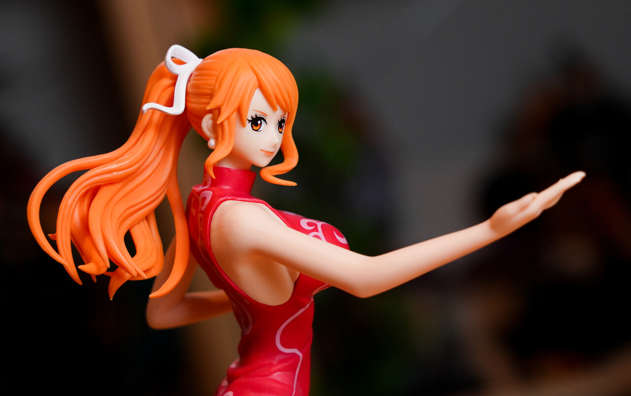 Nami Kung Fu Style ของแท้ JP แมวทอง - Glitter & Glamours Banpresto [โมเดลวันพีช]