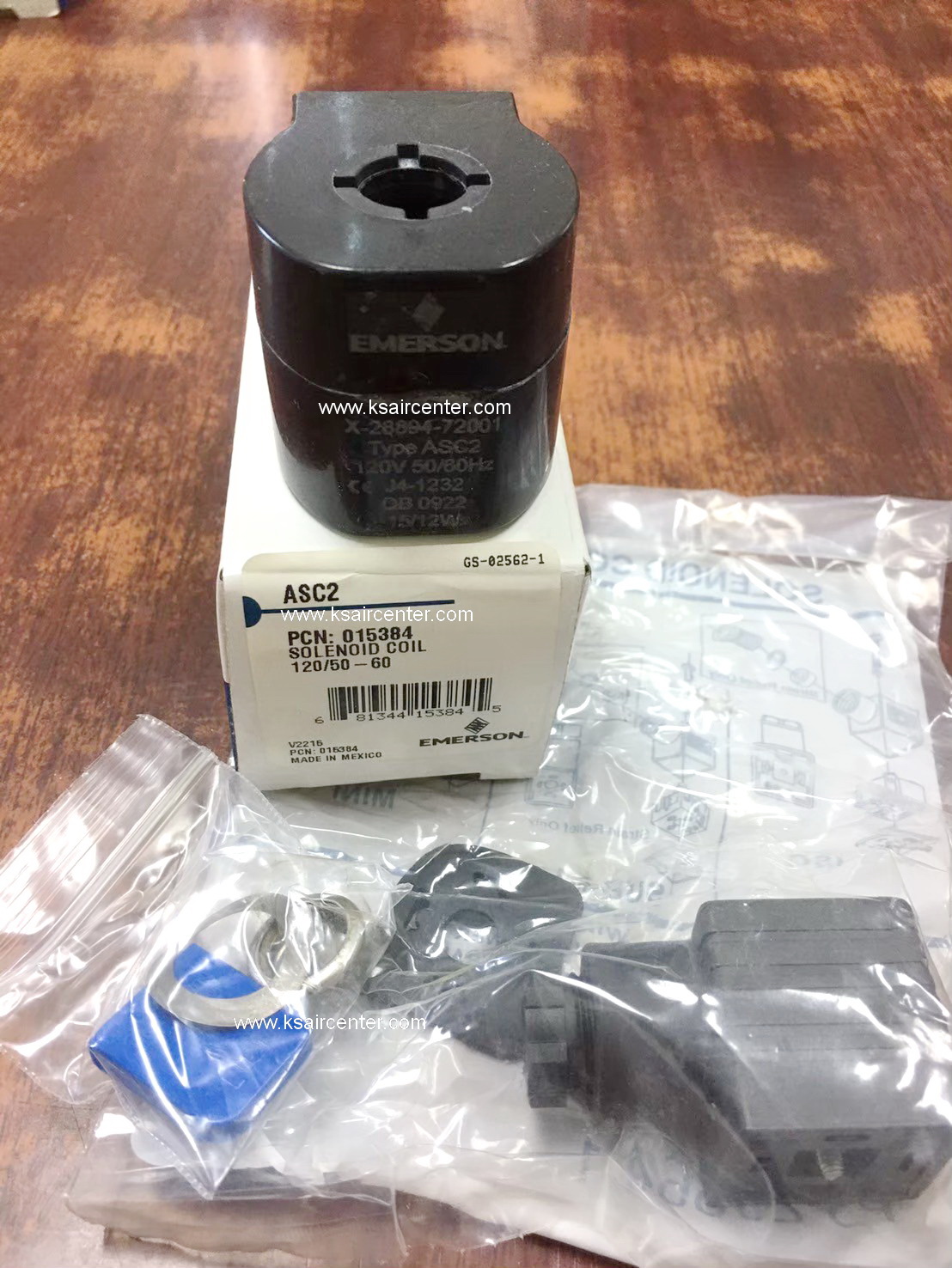 คอยล์ โซลินอยล์ EMERSON รุ่น ASC2 (คอยล์แบบ 220-240V) (รหัสสินค้า 023060)