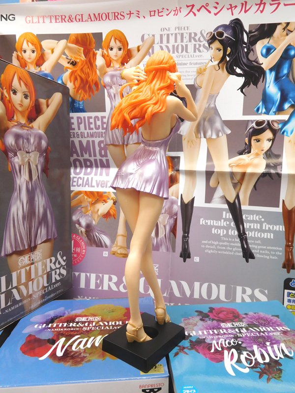 Nami Film Gold Special Color ของแท้ JP แมวทอง - Glitter & Glamours Banpresto [โมเดลวันพีช]