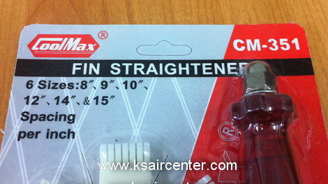 หวีแต่งรังผึ้งแฟนคอยล์ คอนเดนซิ่ง COOLMAX