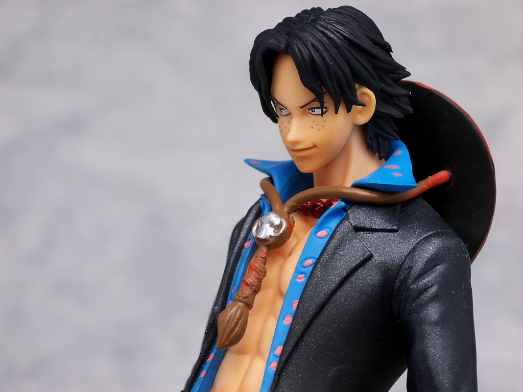 Ace Strong World ของแท้ JP แมวทอง - Figuarts Zero Bandai [โมเดลวันพีช]