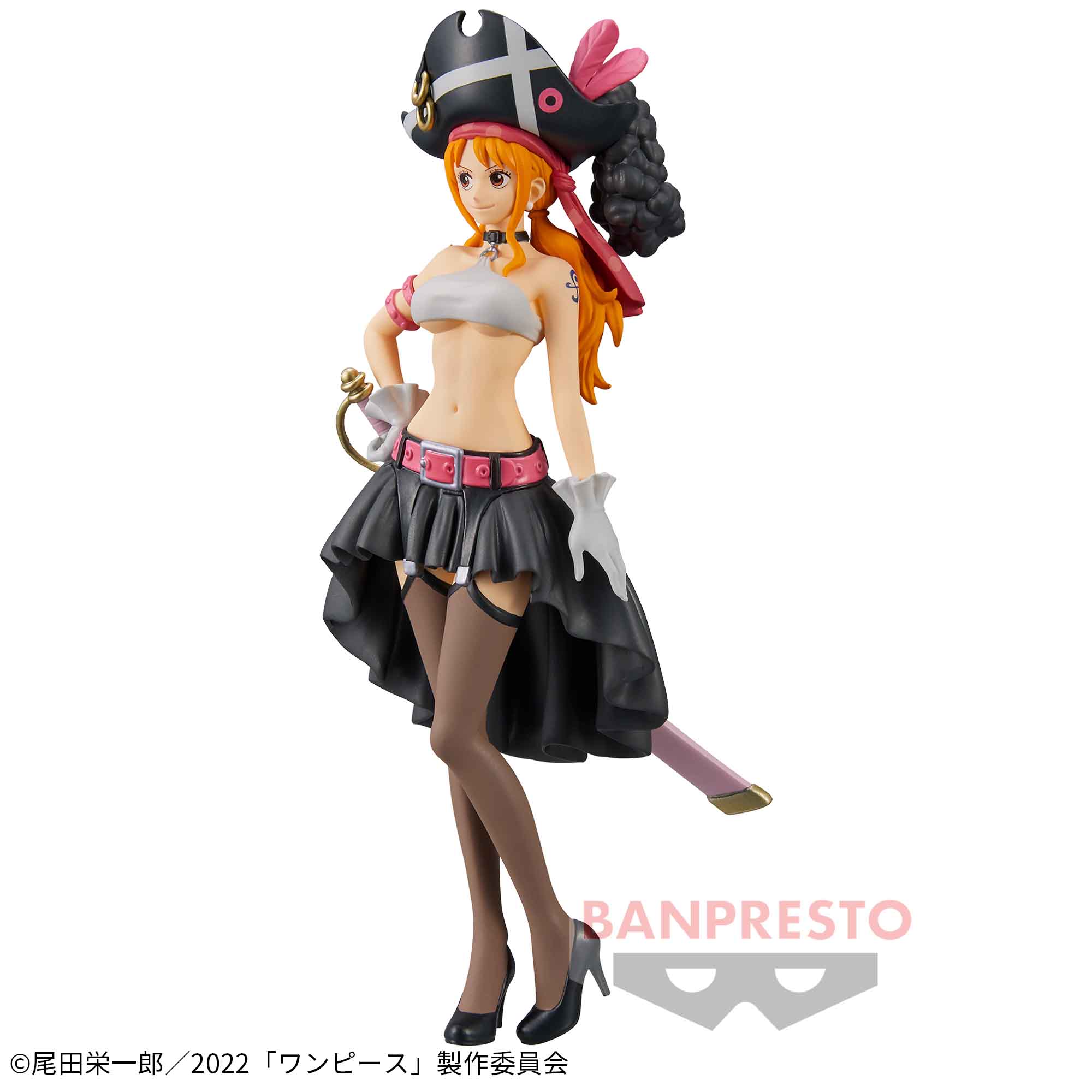 Nami Film Red ของแท้ JP แมวทอง - Grandline Lady Banpresto [โมเดลวันพีช]