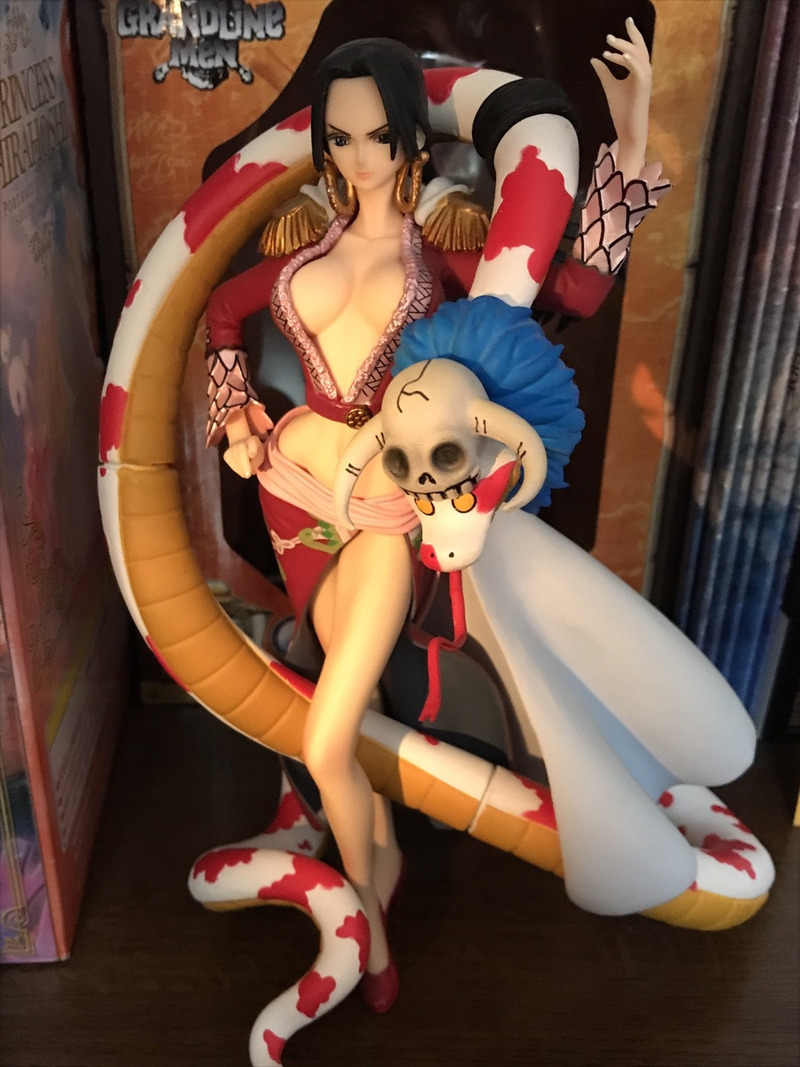 Boa Hancock ของแท้ JP แมวทอง - SQ Banpresto [โมเดลวันพีช]