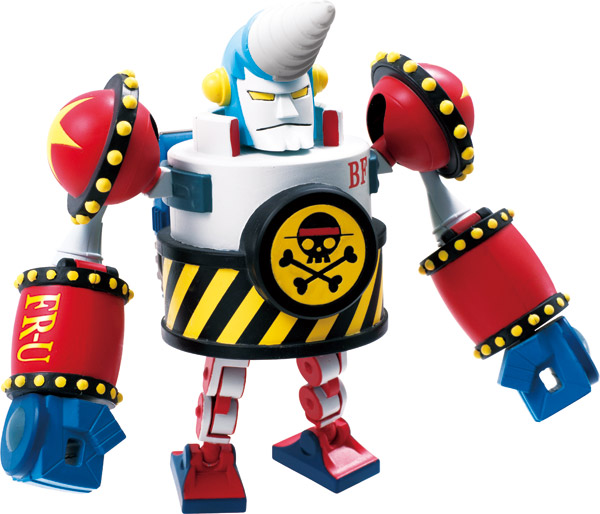 Franky ของแท้ JP แมวทอง - Chara Bank Megahouse [โมเดลวันพีช]