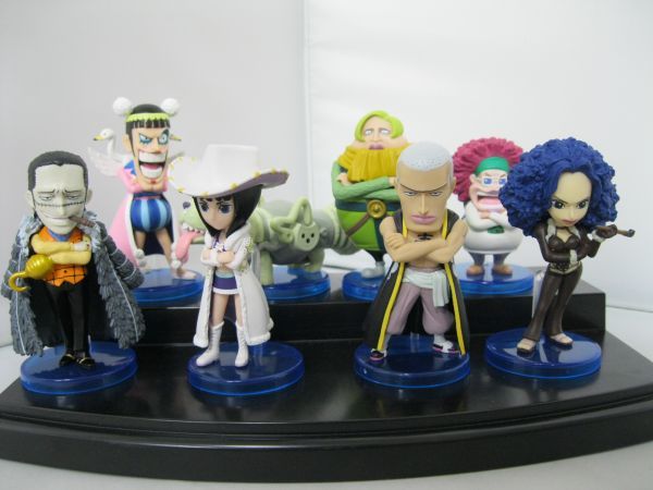 Baroque Works Set ของแท้ JP แมวทอง - WCF Banpresto [โมเดลวันพีช] (8 ตัว)