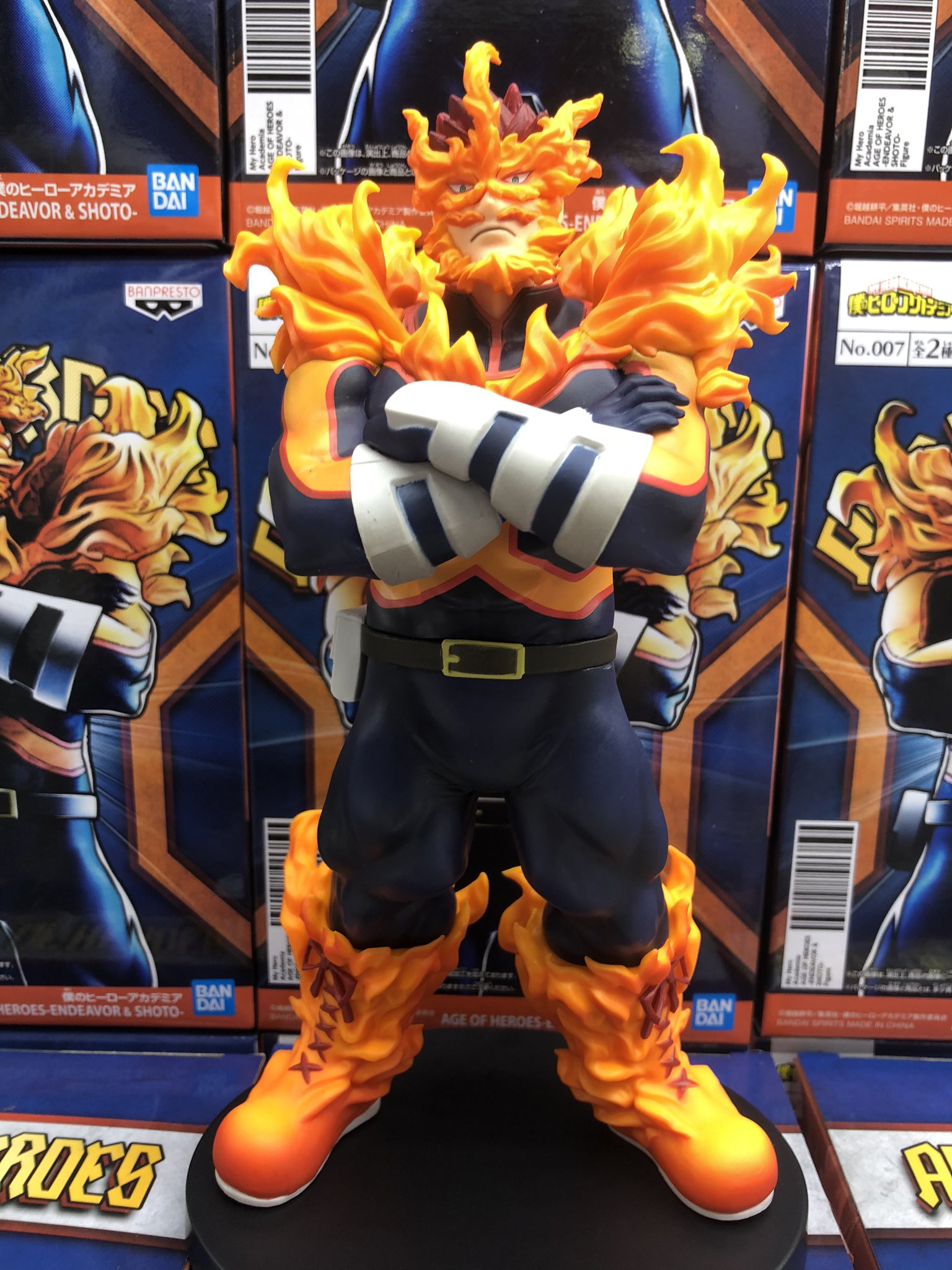 Endeavor ของแท้ JP - Age of Heroes Banpresto [โมเดล My Hero Academia]