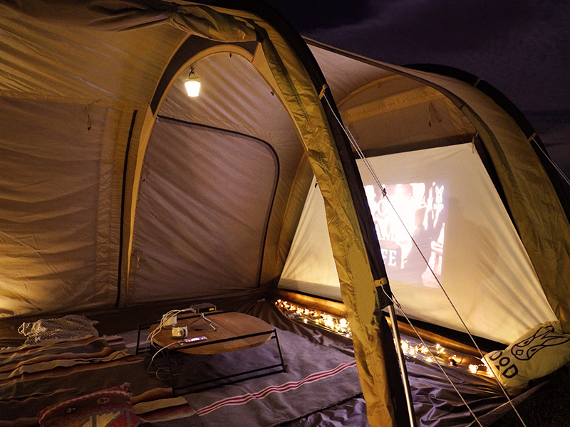 DoD LED Solar Pop Up Lantern Tan L1-427-TN