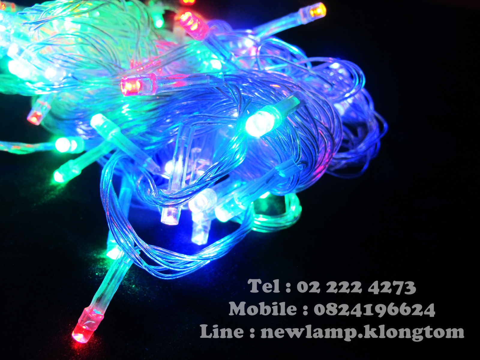 ไฟประดับ Led 8 เมตร กระพริบได้ 8 จังหวะ