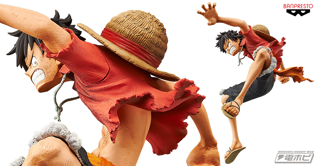 Luffy Stampede ของแท้ JP แมวทอง - King of Artist Banpresto [โมเดลวันพีช]