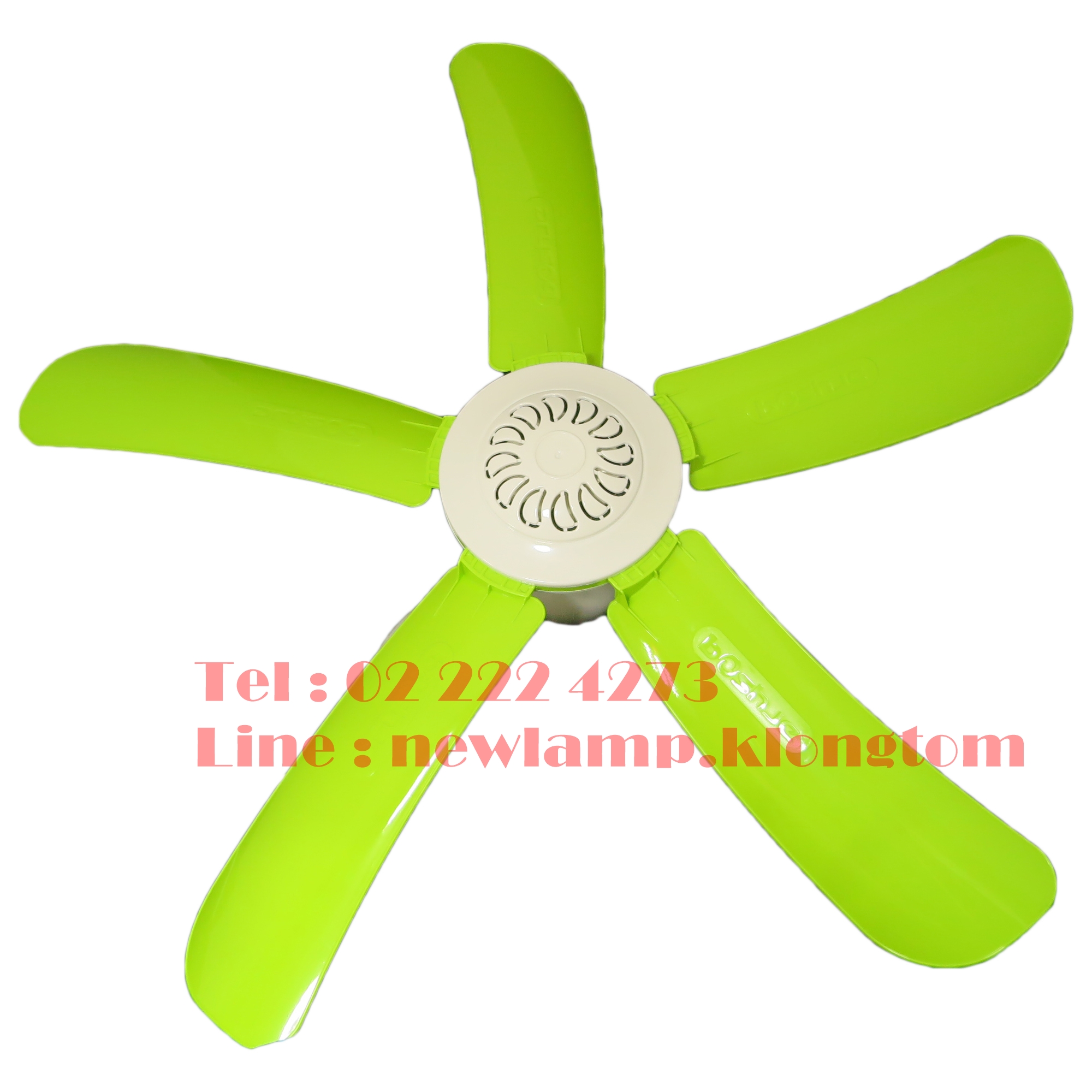 พัดลมแบบแขวนรุ่น 5 ใบพัด กำลังไฟ 8W (620 mm)