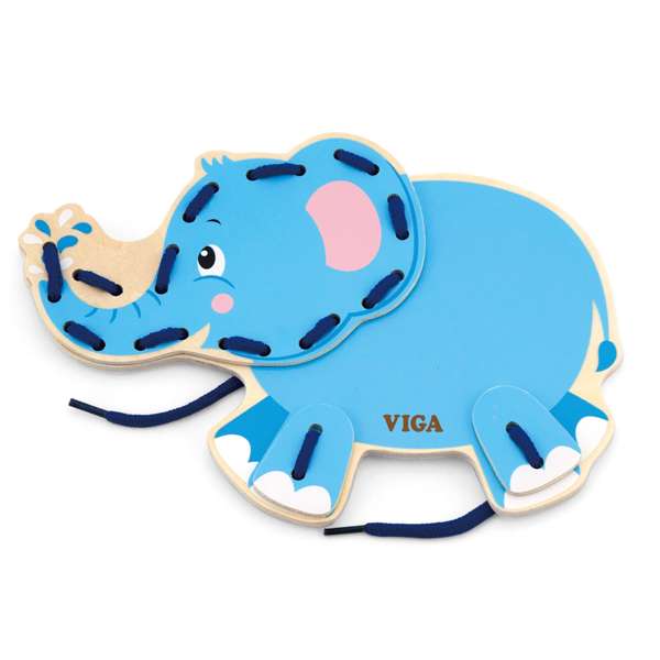 ชุดสัตว์ป่า 3 มิติ ฝึกร้อยเชือก จำนวน 4 ชิ้น ฝึกการบังคับมือ และส่งเสริมสมาธิ ของเล่นเสริมพัฒนาการ, ของเล่นพร้อมส่ง