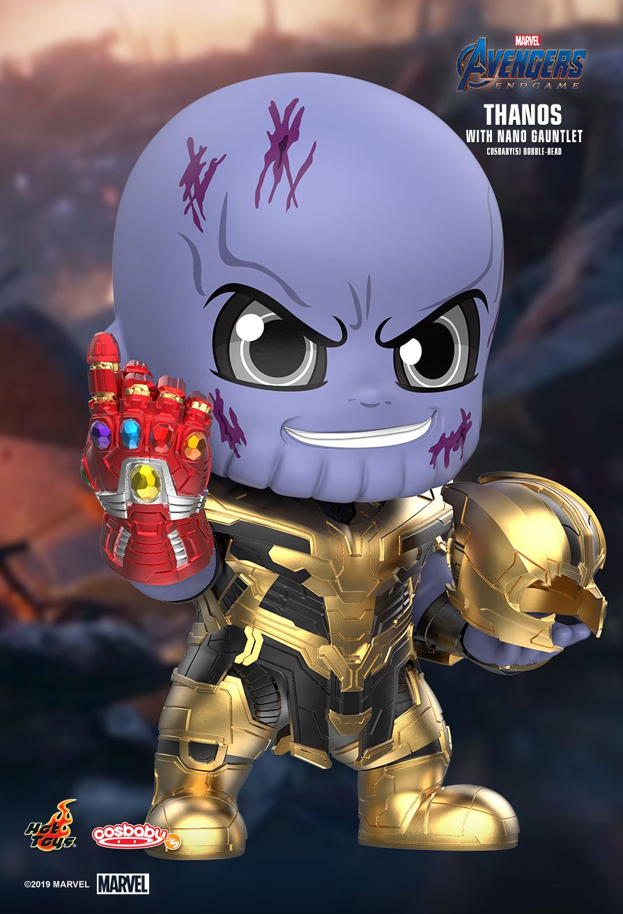 Thanos ของแท้ JP - Cosbaby Hottoys [โมเดล Marvel]
