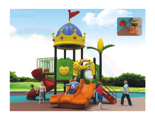 เครื่องเล่นสนามกลางแจ้ง -ในร่ม, ชุดปราสาทข้าวโพด สไลเดอร์ใหญ่,ครุภัณฑ์สนามเด็กเล่น,งบ.สพฐ,โครงการโรงเรียนประชารัฐ, เครื่องเล่นสนามระดับก่อนประถมศึกษา,