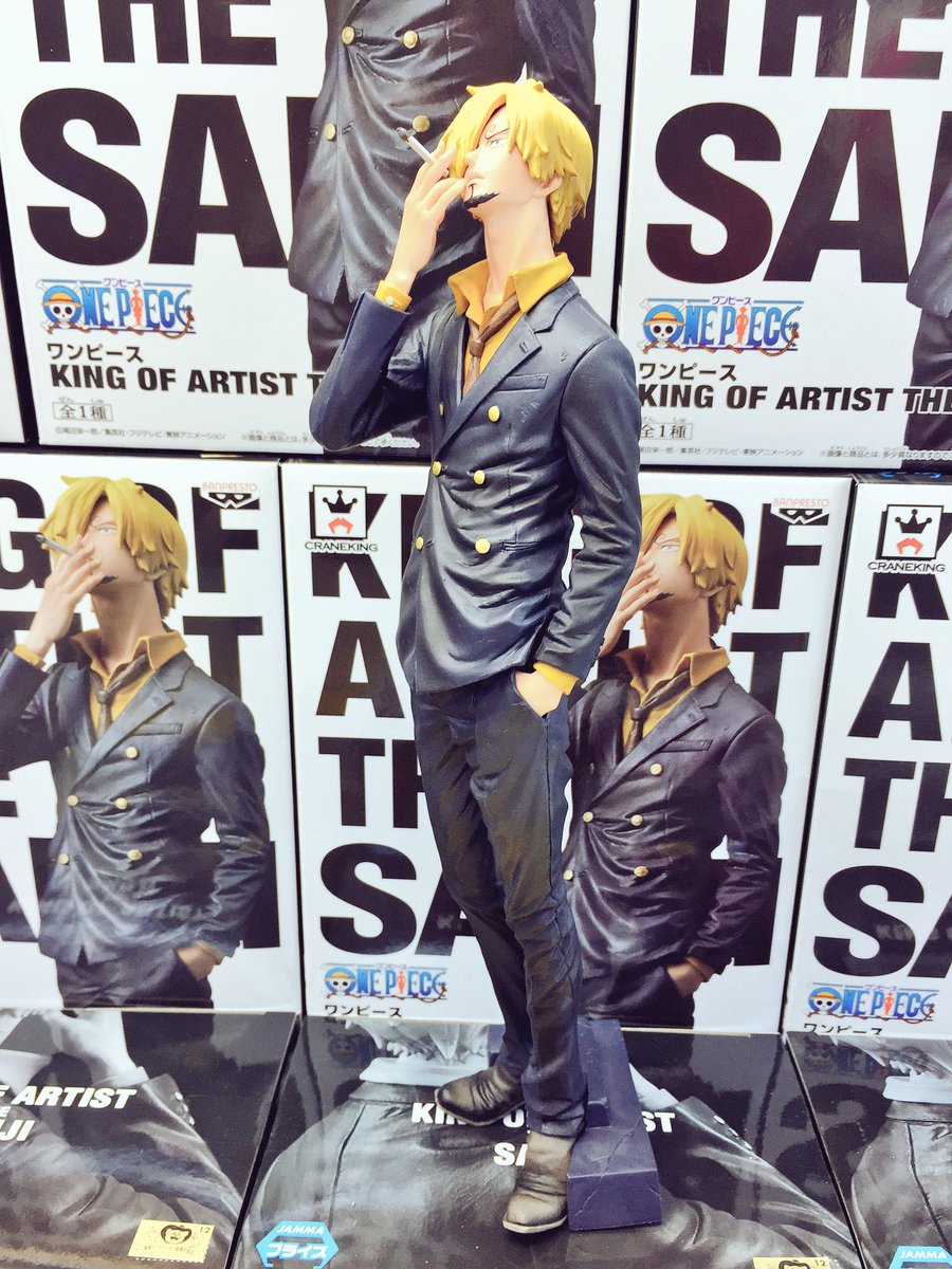 Sanji ของแท้ JP แมวทอง - King of Artist Banpresto [โมเดลวันพีช]