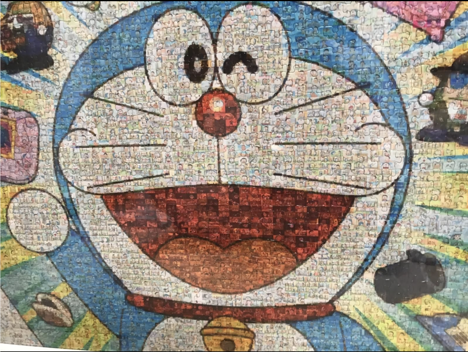 Doraemon Mosaic Art ของแท้ JP แมวทอง - Jigsaw Puzzle Ensky [จิ๊กซอว์ Doraemon]