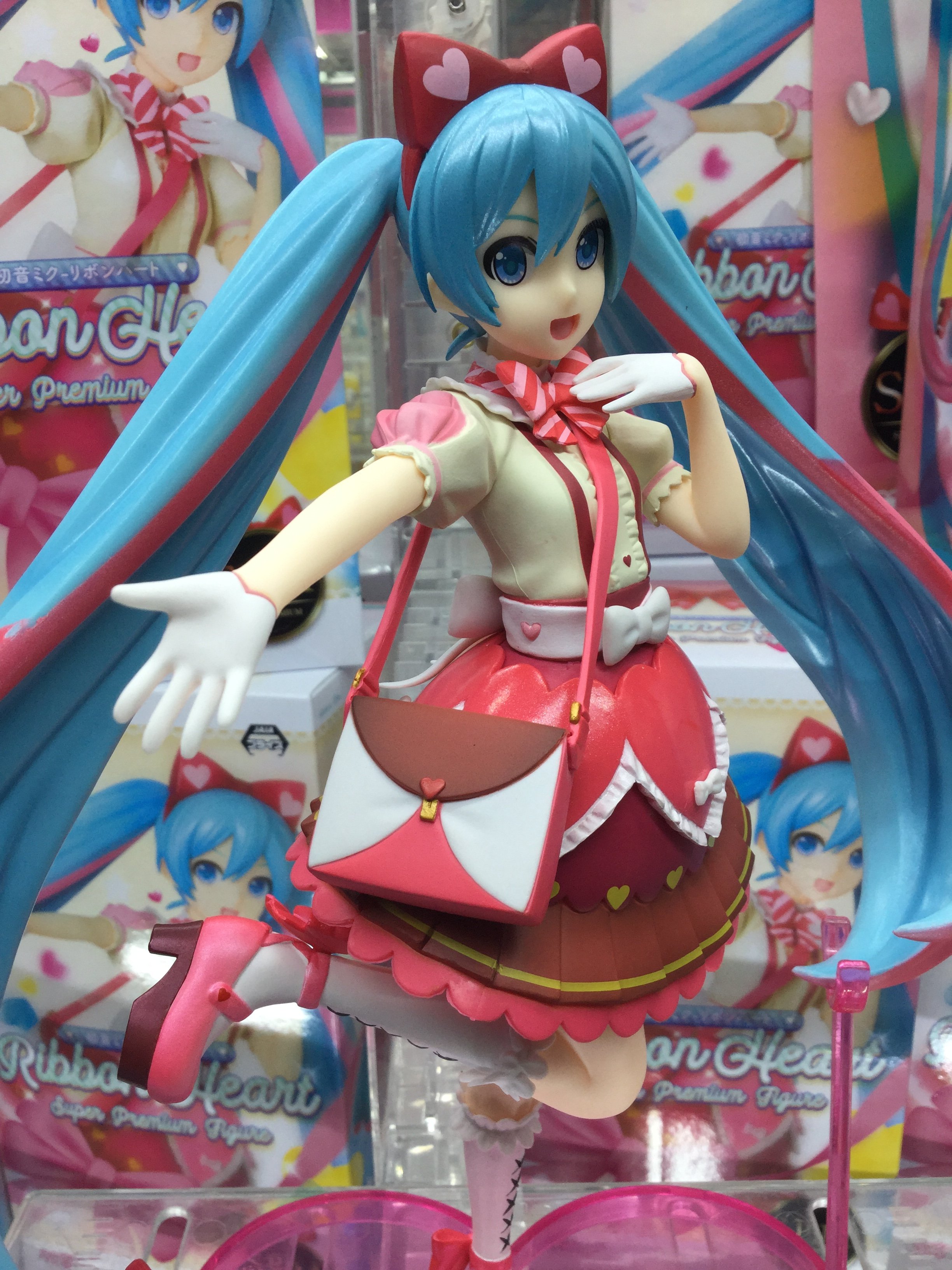 Miku Ribbon Heart ของแท้ JP - Super Premium Sega [โมเดล Project DIVA]