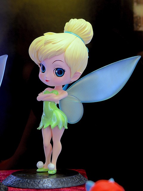 Tinker Bell - Pastel Color ของแท้ JP - Q Posket Banpresto [โมเดล Disney]