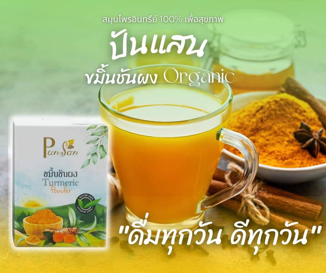 ผงขมิ้นชันอินทรีย์ Tumeric Powder Organic