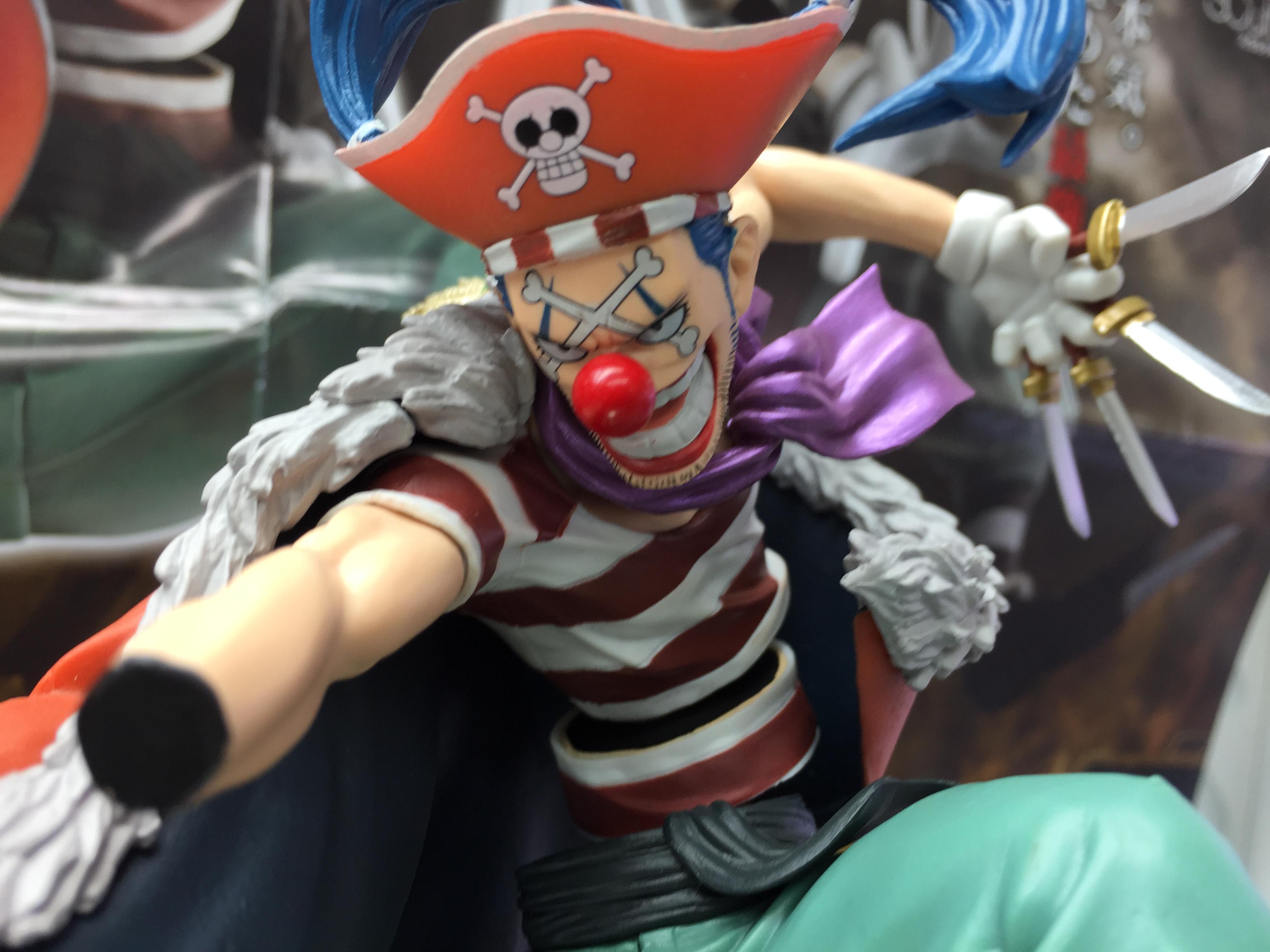 Buggy ของแท้ JP แมวทอง - Scultures Banpresto [โมเดลวันพีช]