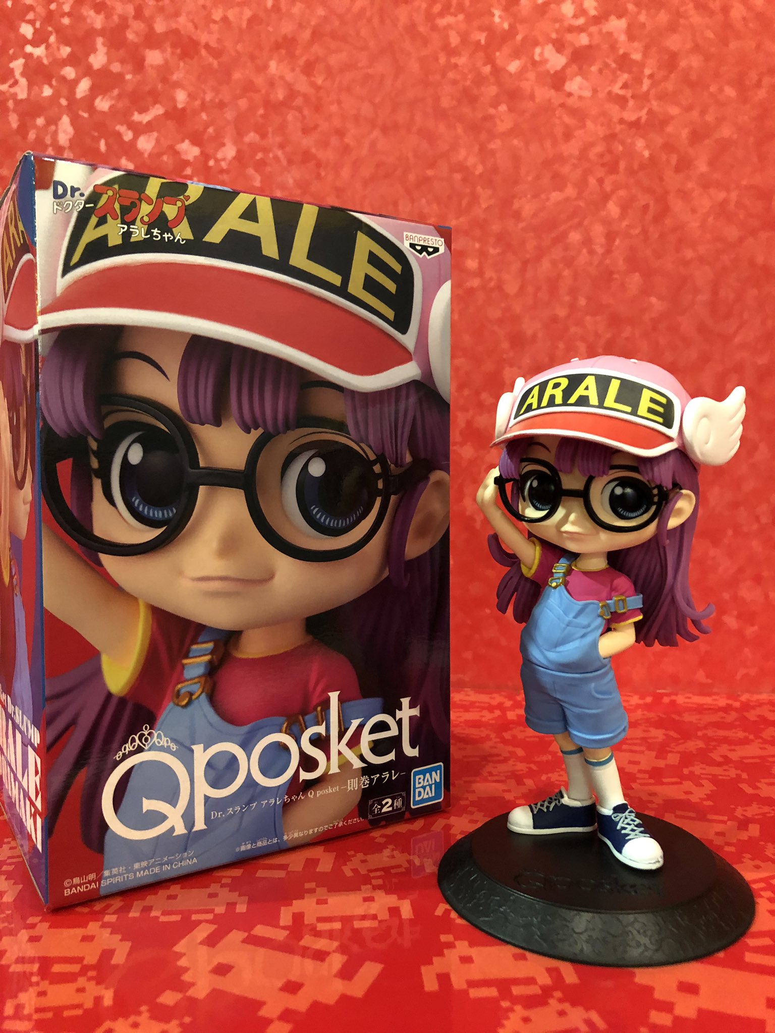 Arale ของแท้ JP - Q Posket Banpresto [โมเดล Dr.Slump]