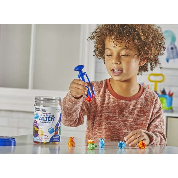 ชุดนับจำนวนมนุษย์ต่างดาวแสนสนุก สื่อการสอนอนุบาล,ปฐมวัย,ของเล่นเสริมพัฒนาการ, ของเล่นเสริมทักษะ