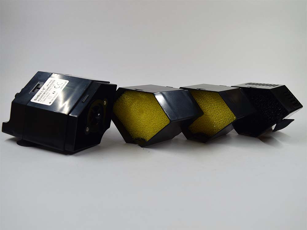 ปั้มน้ำพร้อมกรองติดตั้งเข้ากับมุมตู้ SOBO WP-707C ใช้ได้ทั้งน้ำจืดและน้ำเค็ม