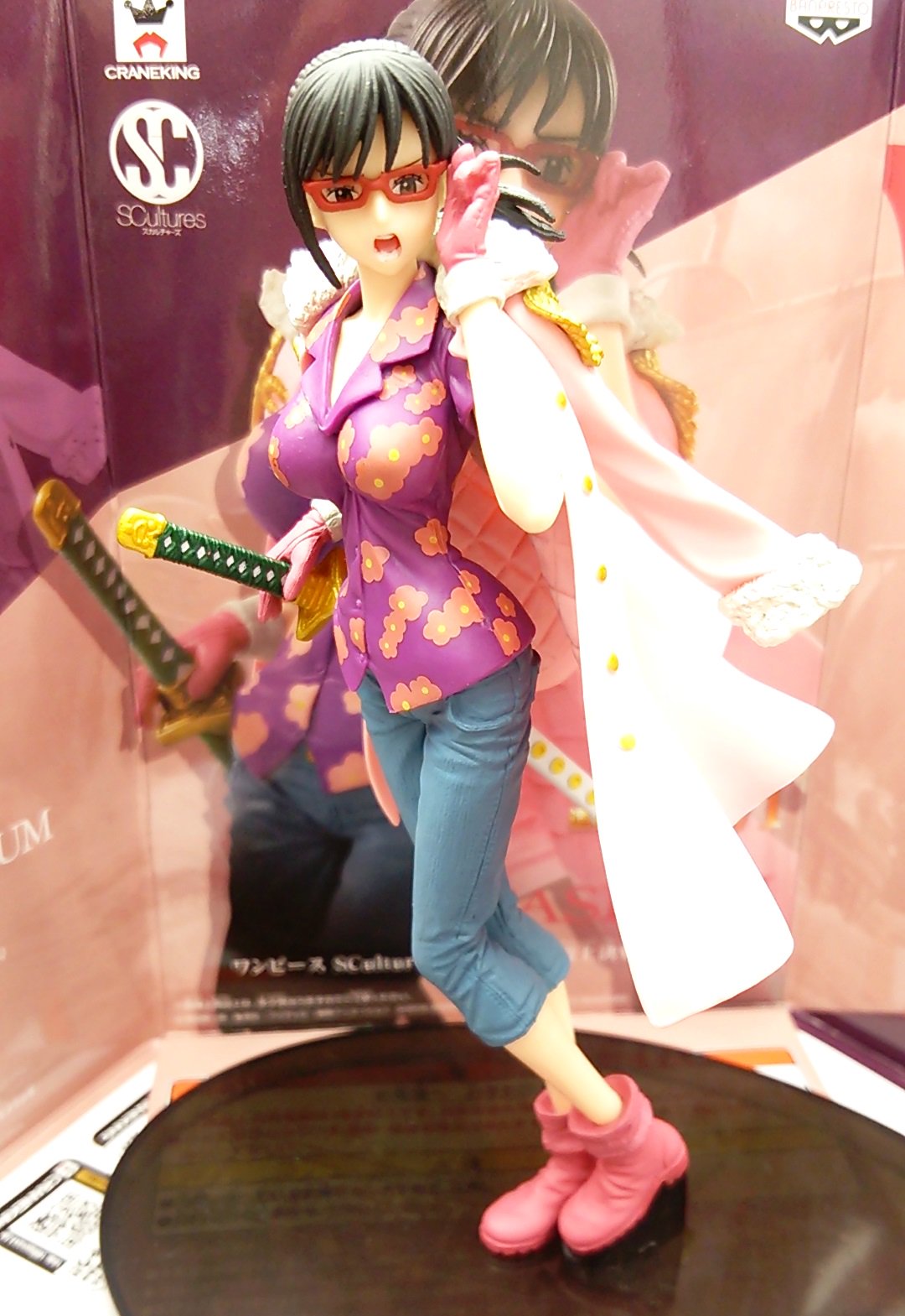 Tashigi ของแท้ JP แมวทอง - Scultures Banpresto [โมเดลวันพีช]