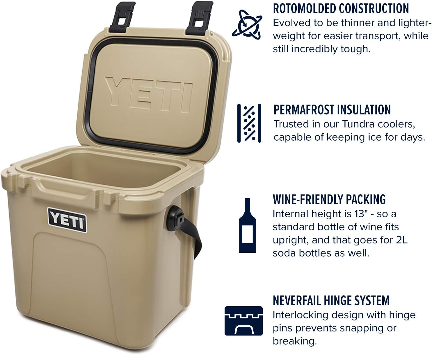 Roadie 24 Hard Cooler Desert Tan
