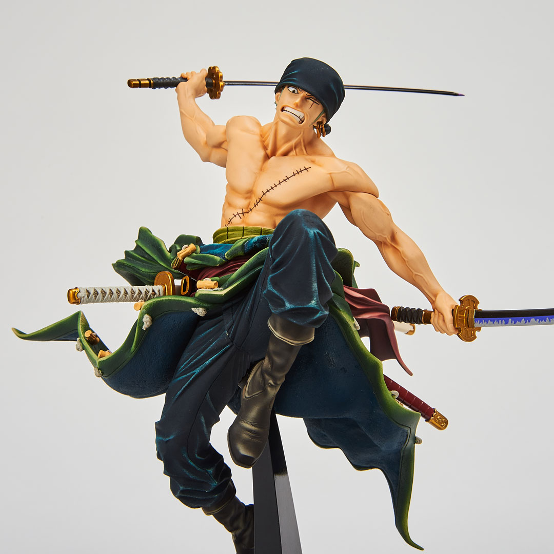 Zoro ของแท้ JP แมวทอง - Banpresto World Figure Colosseum [โมเดลวันพีช]