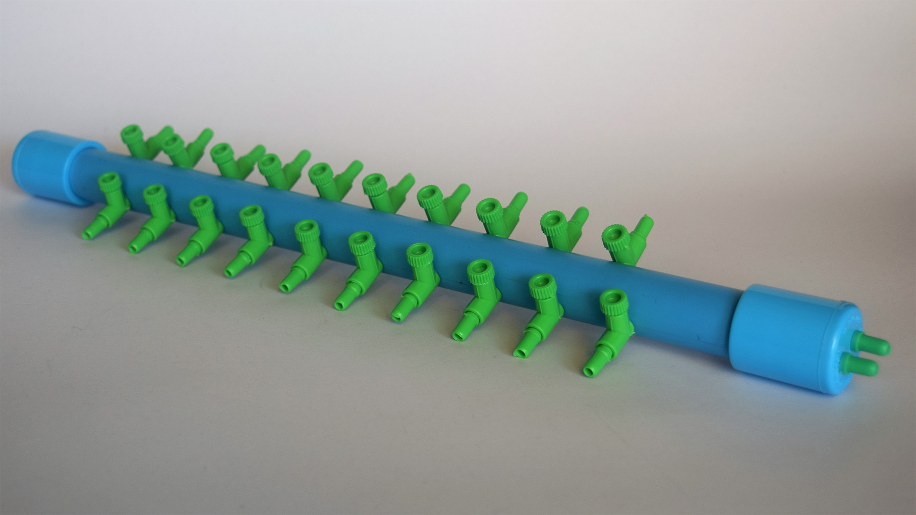 ท่อพักลม ท่อแยกลม เข้า 2 ออก 20 ปรับแรงดันลมได้ 1 ตัว