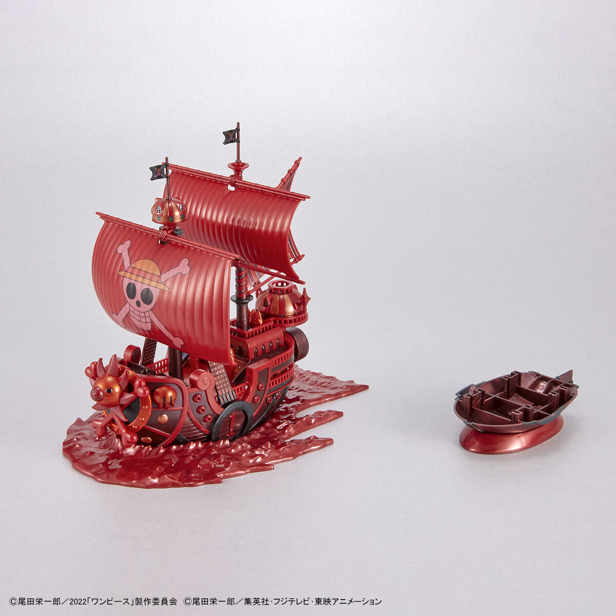 Thousand Sunny Film Red (แบบประกอบ) ของแท้ JP แมวทอง - Grand Ship Collection Bandai [โมเดลเรือวันพีช]